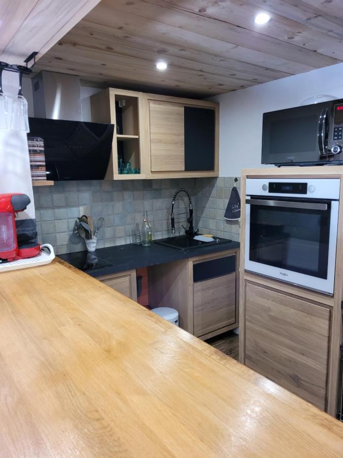 Appartement Avec Vue Panoramique A Champagny - La Joubarbe La Plagne Luaran gambar